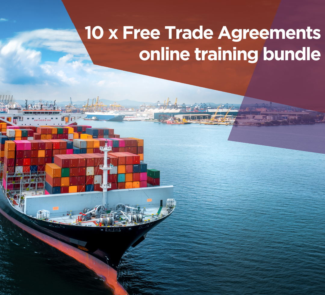 Product: 10 x Free Trade Agreements Online Training Bundle