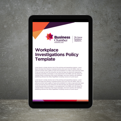 Product: Workplace Investigations Policy Template